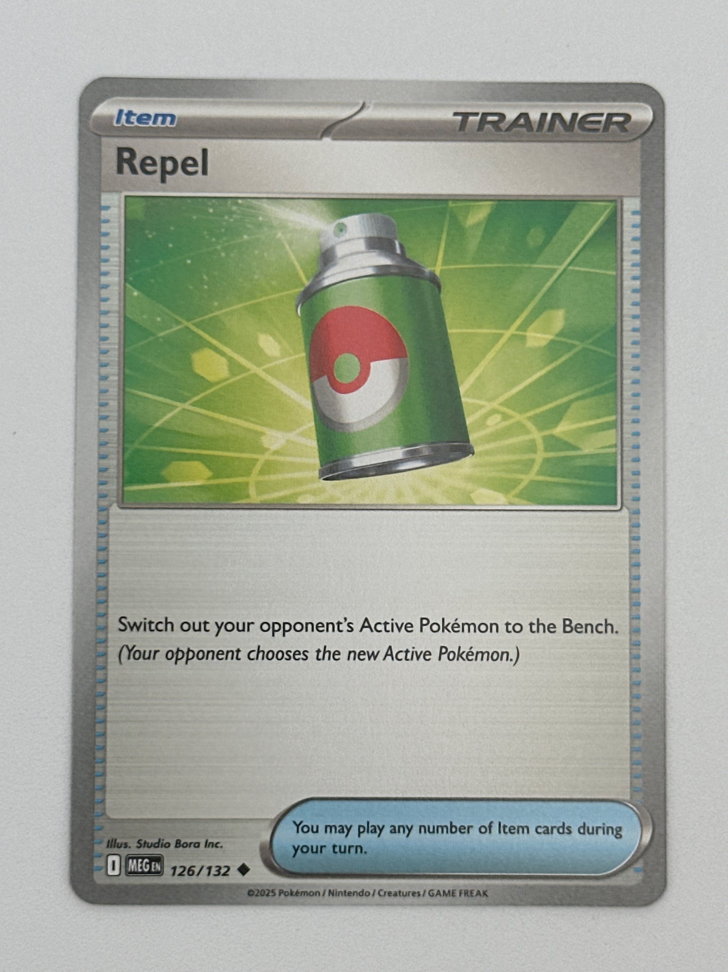 Pokémon Trading Card Game Mega Evolution MEG 126/132 Repel Base Card