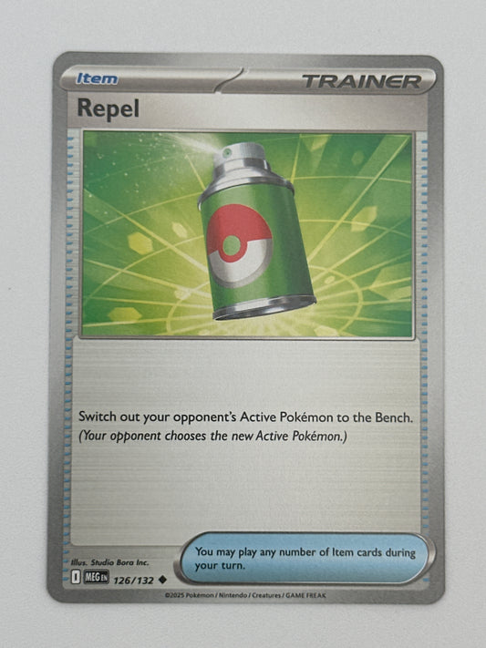 Pokémon Trading Card Game Mega Evolution MEG 126/132 Repel Base Card