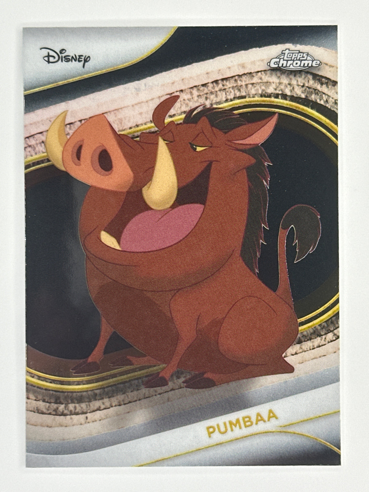 2025 Topps Disney Chrome 099 Pumbaa Base Card