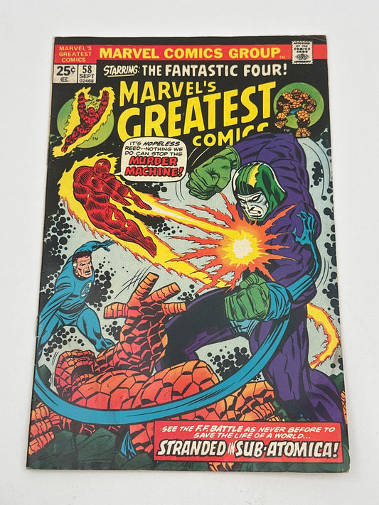 Marvel's Greatest Comics #58 VG/FN