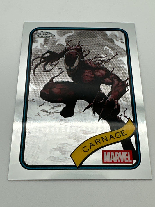 Marvel Topps Chrome Carnage Base