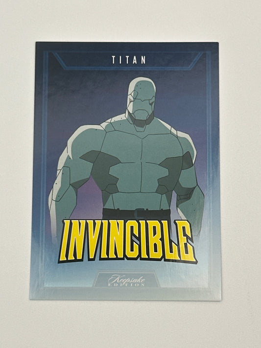 2025 Invincible Season 1 Keepsake Trading Card #108 Titan Base Card