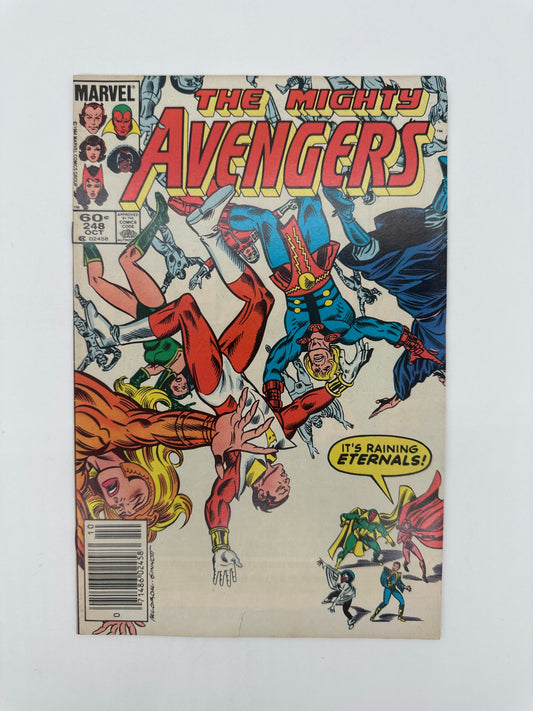 The Avengers #248 Newsstand VF