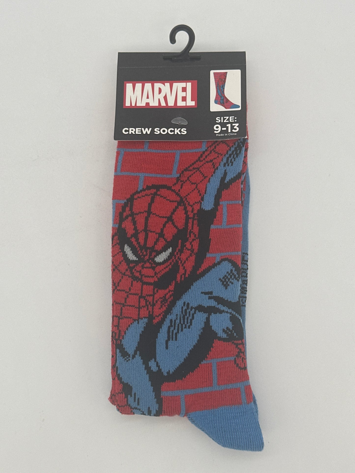 Marvel Crew Socks Spider-Man Size 9-13