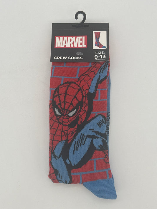 Marvel Crew Socks Spider-Man Size 9-13