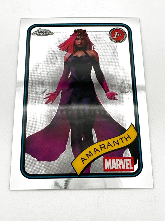 Marvel Topps Chrome Amaranth Base