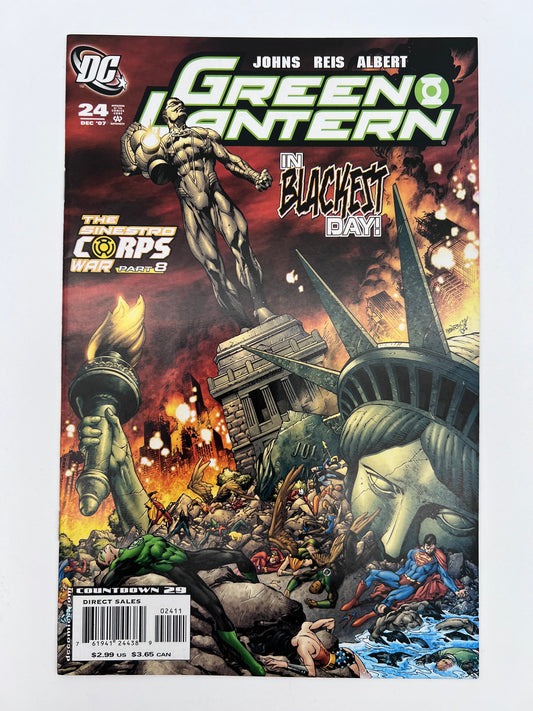 Green Lantern #24 In Blackest Day! VF/NM