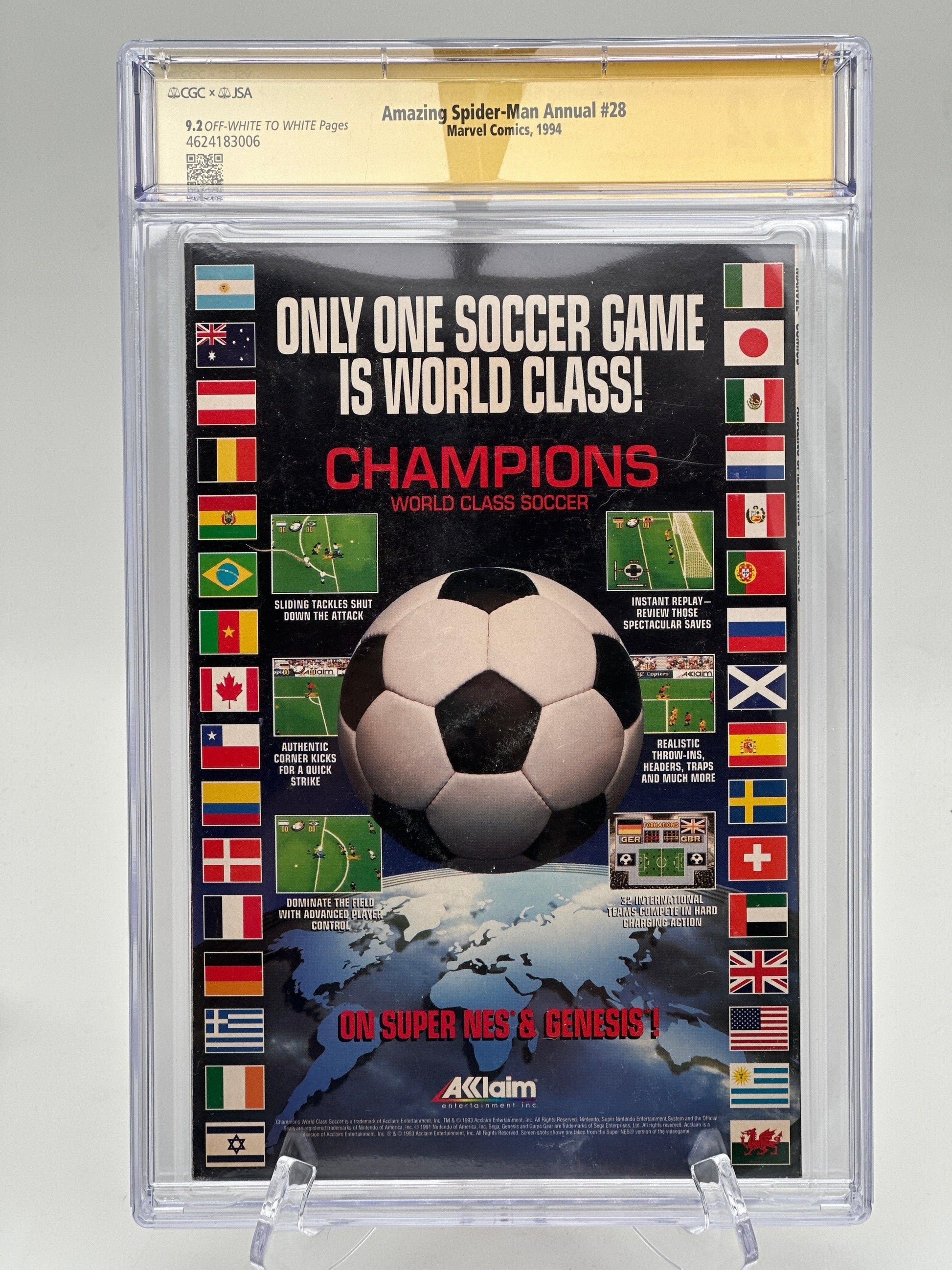 Amazing Spider-Man Annual #28 Graded Signed by Steven Butler - Glass City Comics & Collectibles