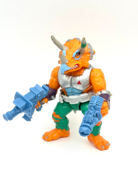 Vintage 1990 TMNT Triceraton Action Figure – Complete Original Playmates Release