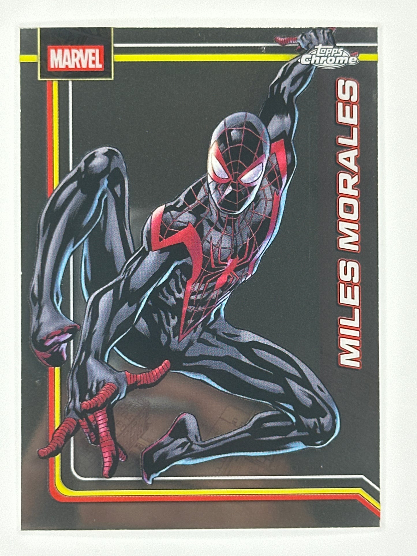 2026 Topps Marvel Chrome 078 Miles Morales Base Card