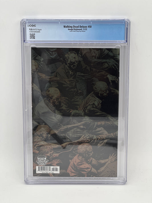 Walking Dead Deluxe #50 LCSD Foil Edition CGC 9.8