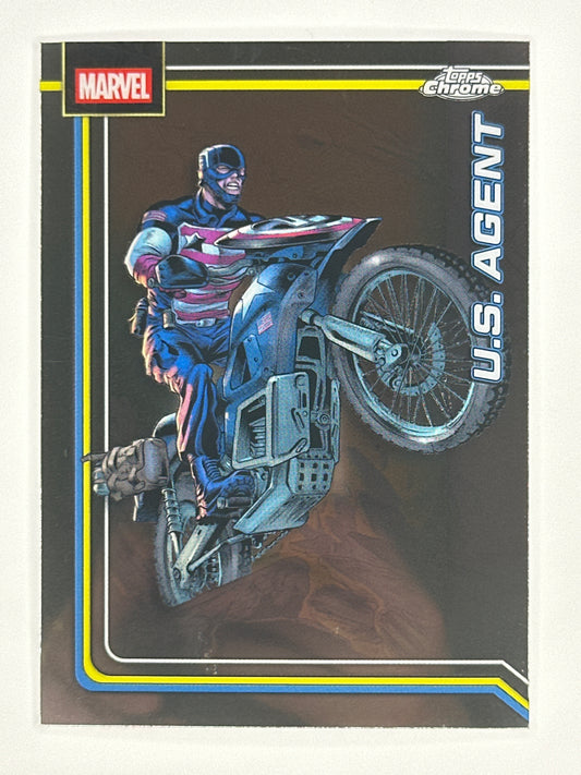 2026 Topps Marvel Chrome 182 027 U.S. Agent Base Card