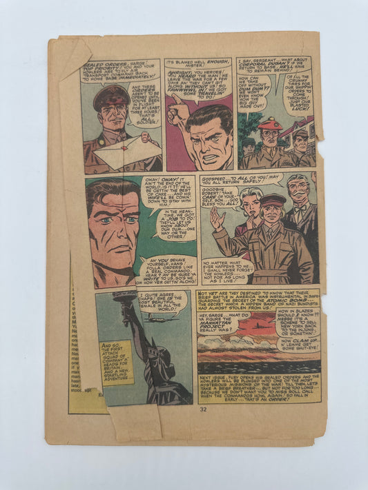 SGT Fury and His Howling Commandos #126 (Incomplete) PR