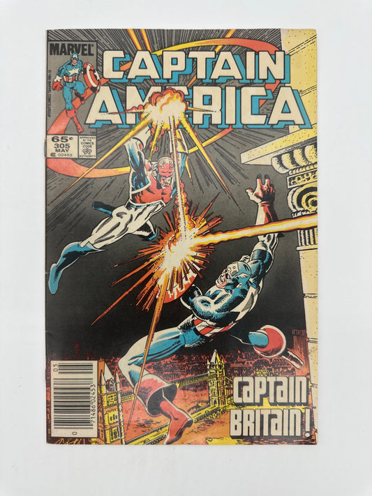 Captain America #305 Newsstand VF