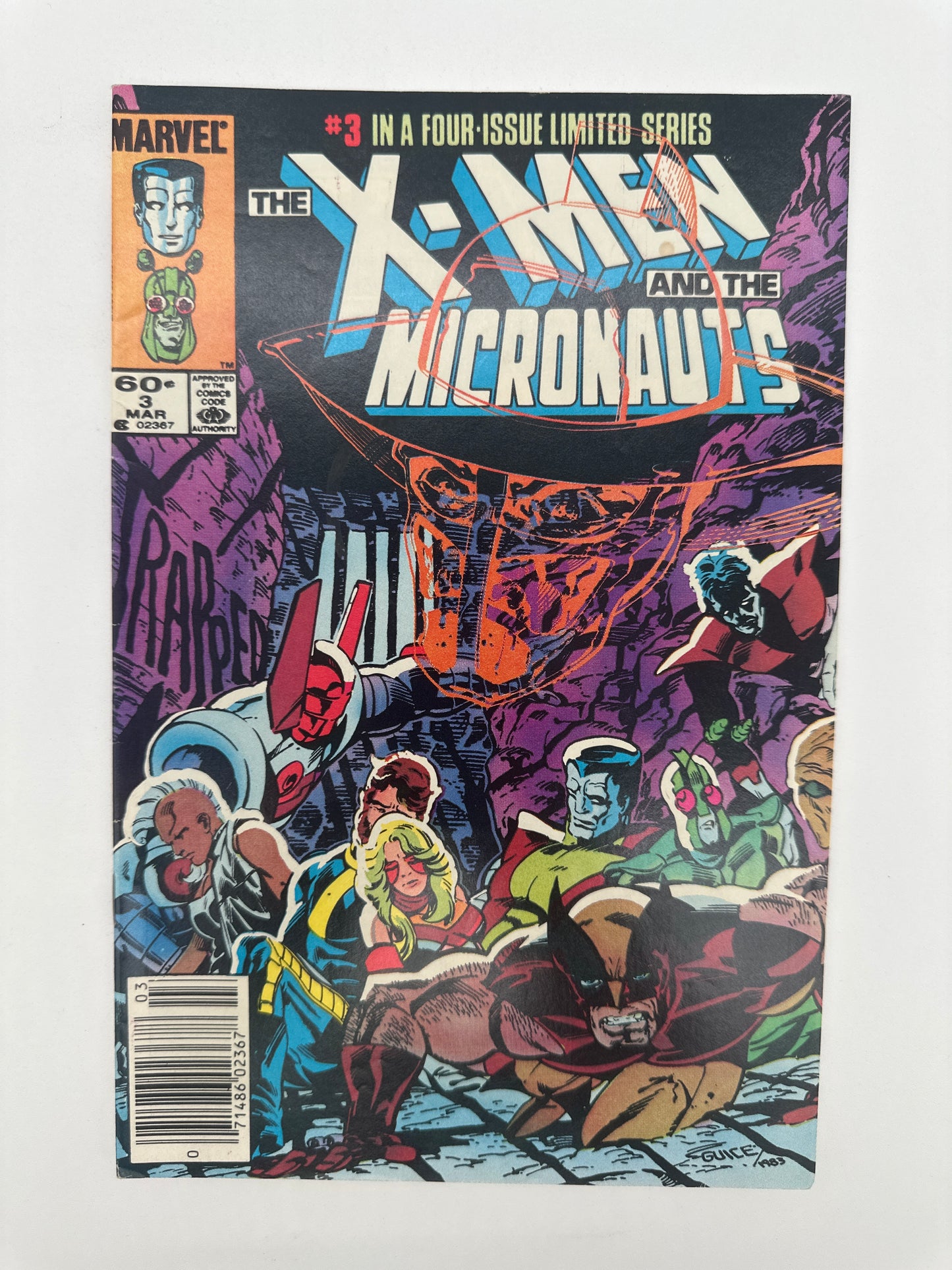 X-Men and The Micronauts #3 Newsstand VF/NM