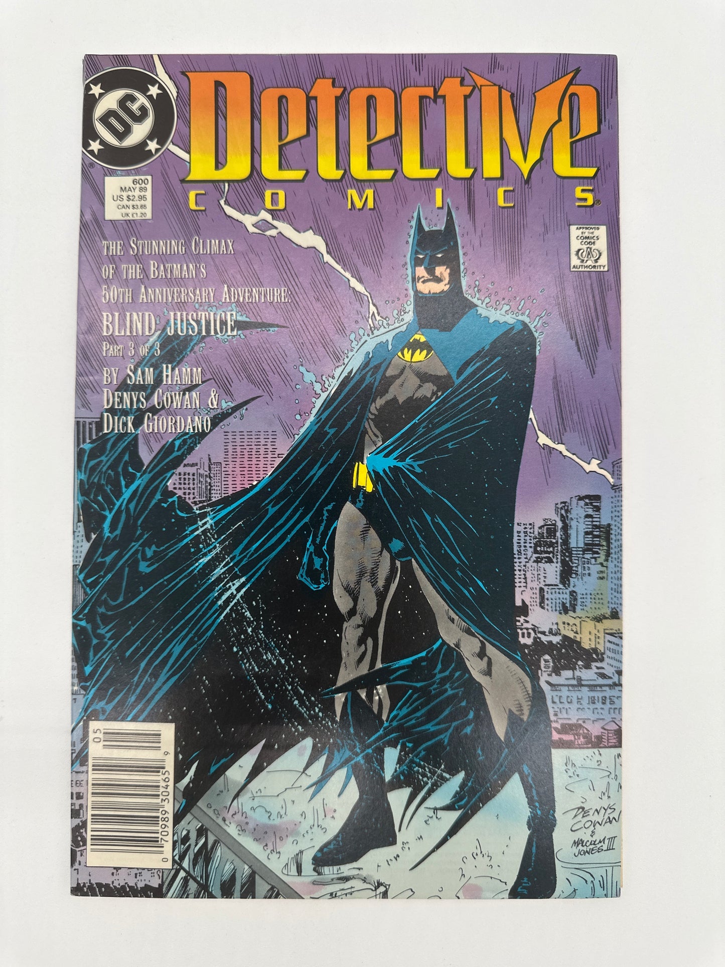 Detective Comics #600 Newsstand NM