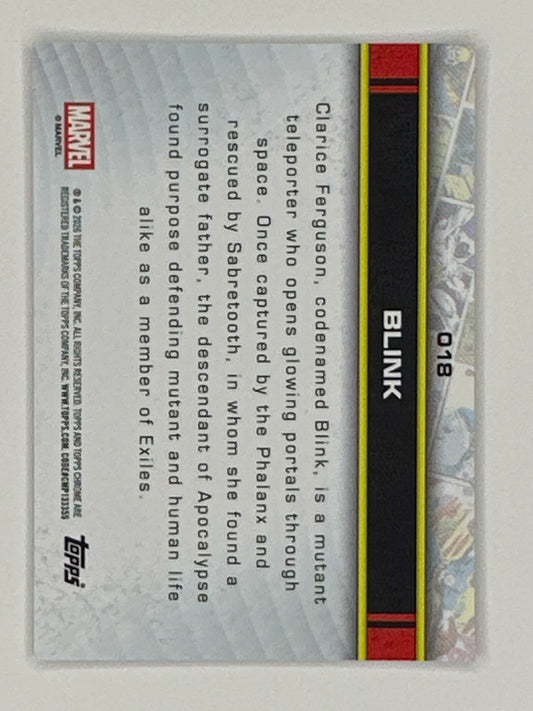 2026 Topps Marvel Chrome 018 Blink Base Card