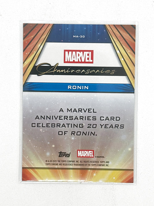 2025 Topps Marvel Chrome #000MA-30 Ronin Marvel Anniversaries
