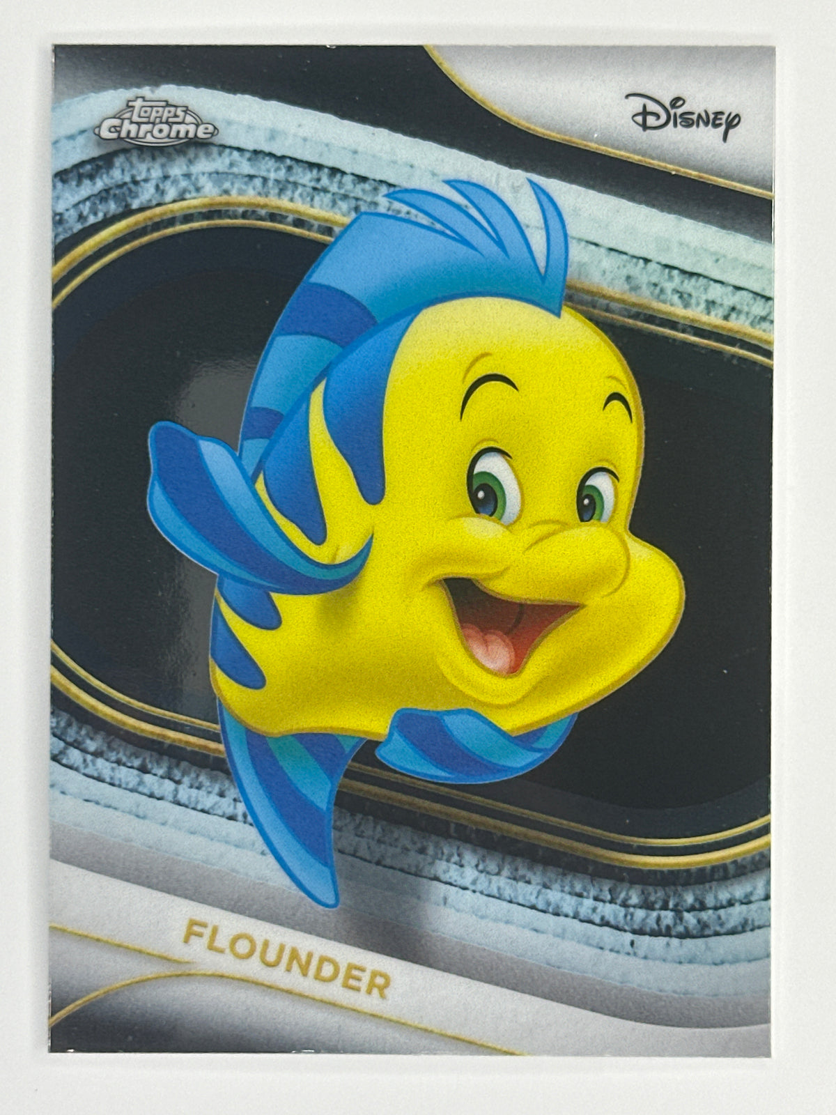 2025 Topps Disney Chrome 060 Flounder Base Card