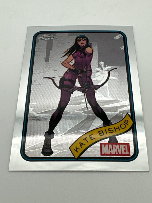 Marvel Topps Chrome Kate Bishop Base