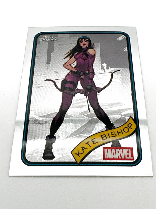 Marvel Topps Chrome Kate Bishop Base