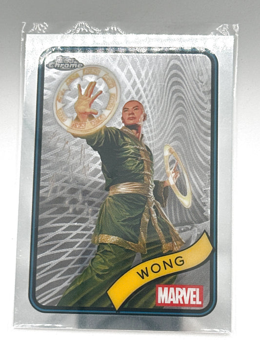 2025 Topps Marvel Chrome #086 Wong Base