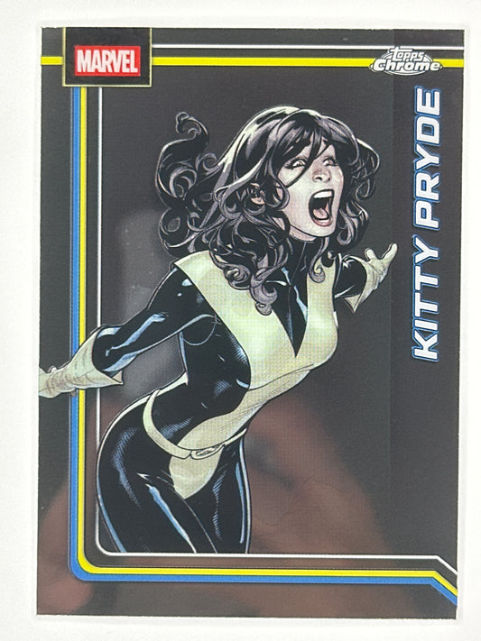 2026 Topps Marvel Chrome 066 Kitty Pryde Base Card