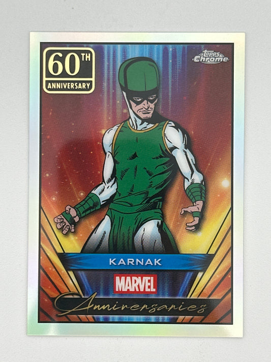 Marvel Topps Chrome Anniversaries Karnak