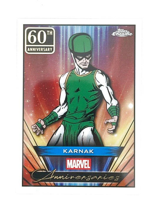 Marvel Topps Chrome Anniversaries Karnak