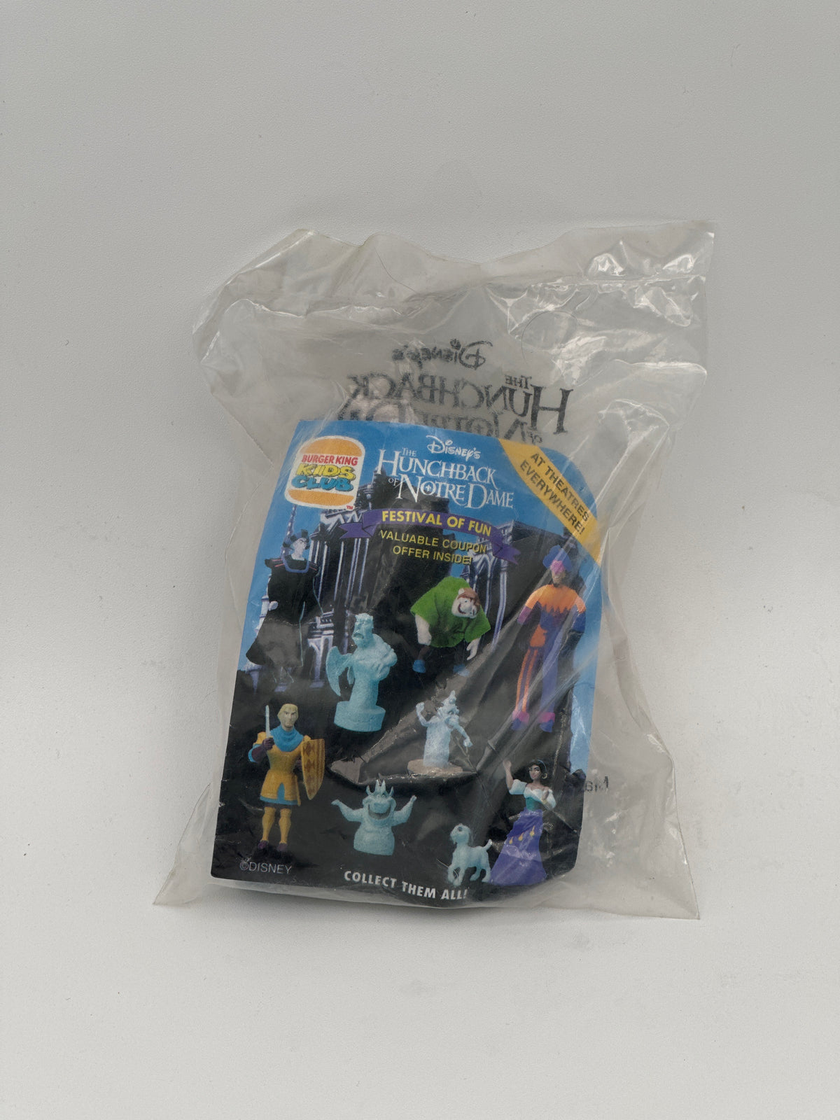 Burger King Kid Club Disney Hunchback of Notre Dame Quasimodo SEALED