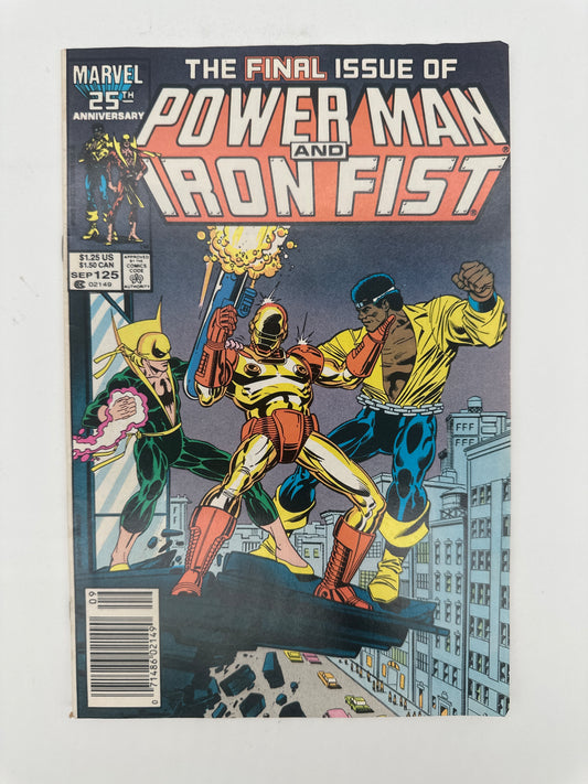Power Man and Iron Fist #125 Newsstand VF/NM