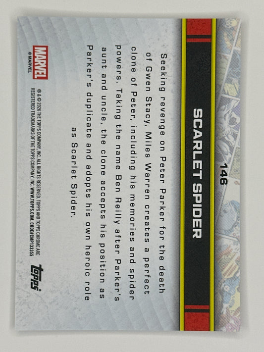 2026 Topps Marvel Chrome 146 Scarlet Spider Base Card