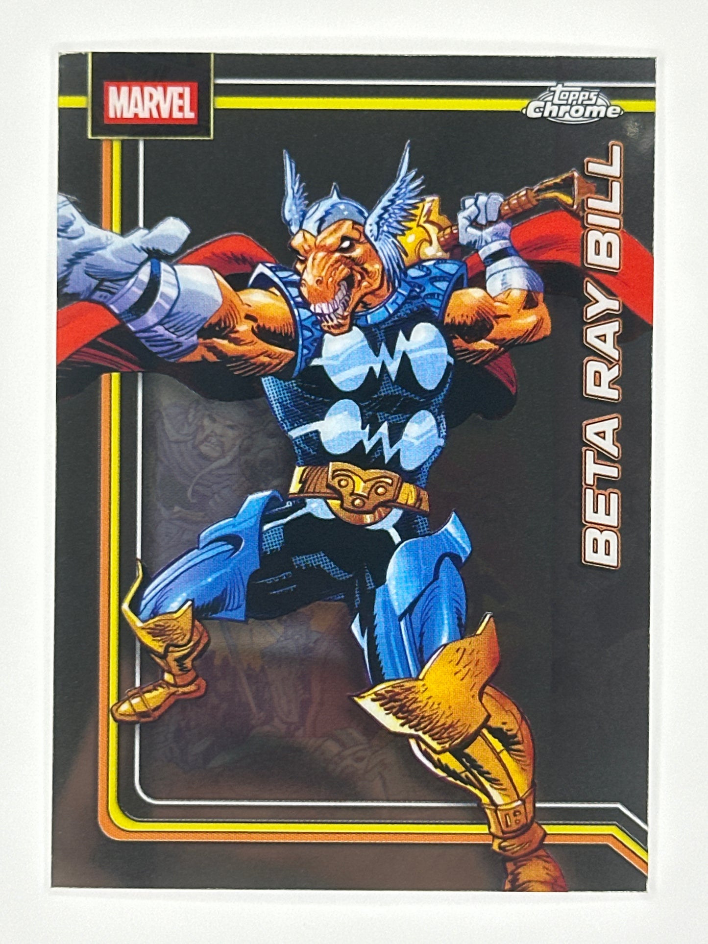 2026 Topps Marvel Chrome 011 Beta Ray Bill Base Card