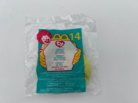 McDonald’s TY Beanie Baby Coral