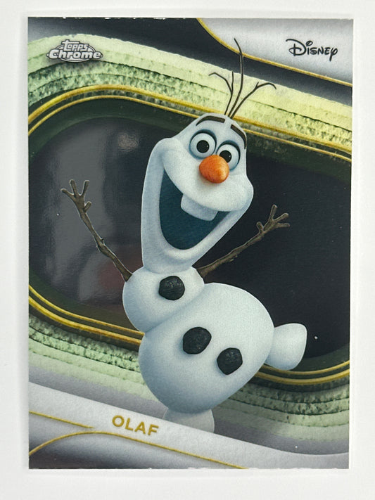 2025 Topps Disney Chrome 113 Olaf Base Card