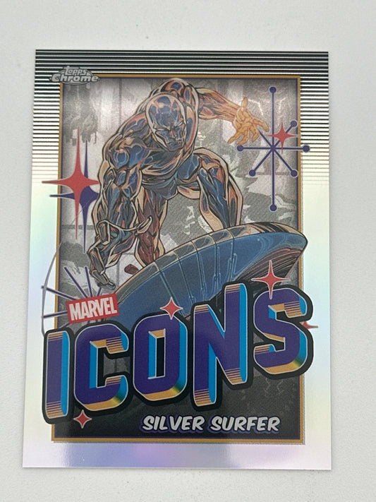 Marvel Topps Chrome Icons Silver Surfer