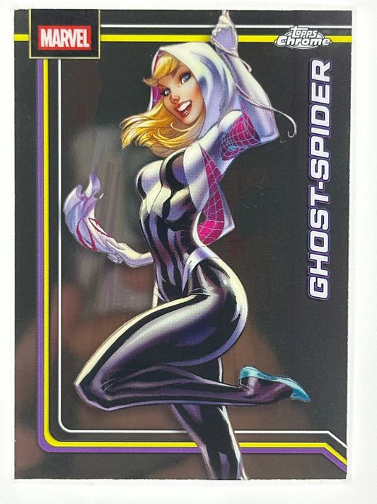 2026 Topps Marvel Chrome 042 Ghost-Spider Base Card