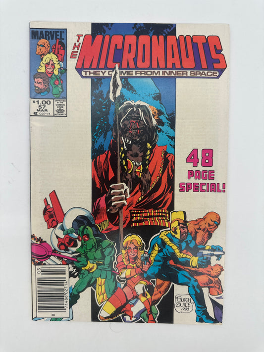 The Micronauts #57 Newsstand VF