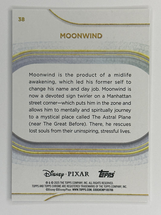 2025 Topps Disney Chrome 038 Moonwind Base Card