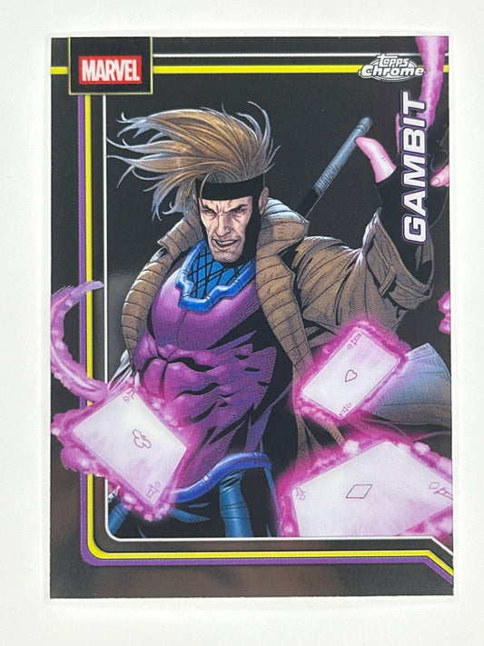 2026 Topps Marvel Chrome 039 Gambit Base Card
