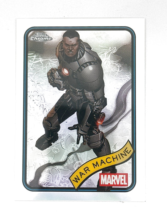 2025 Topps Marvel Chrome #194 War Machine Base Refractor