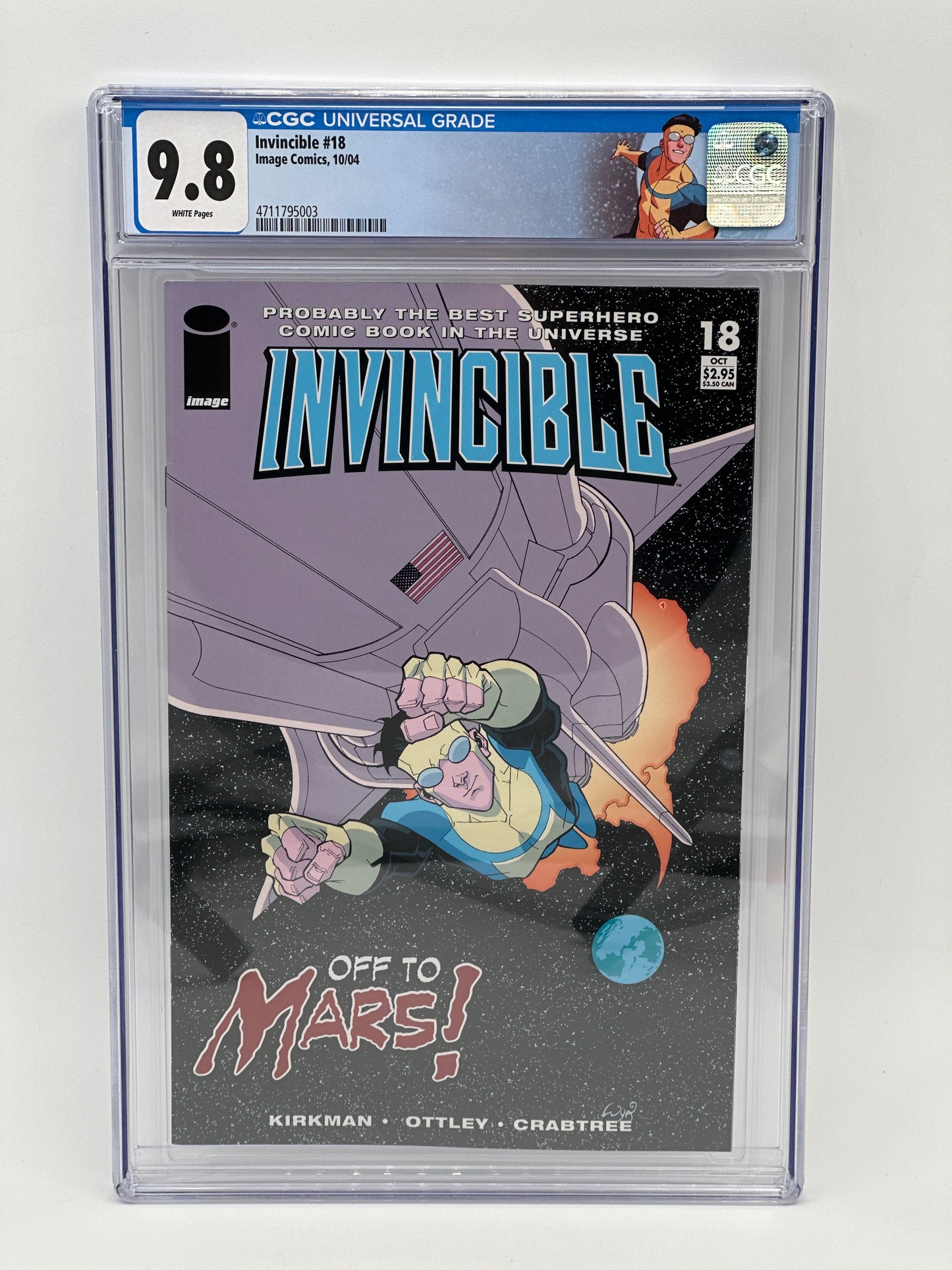 Invincible #18 CGC 9.8 Custom Label