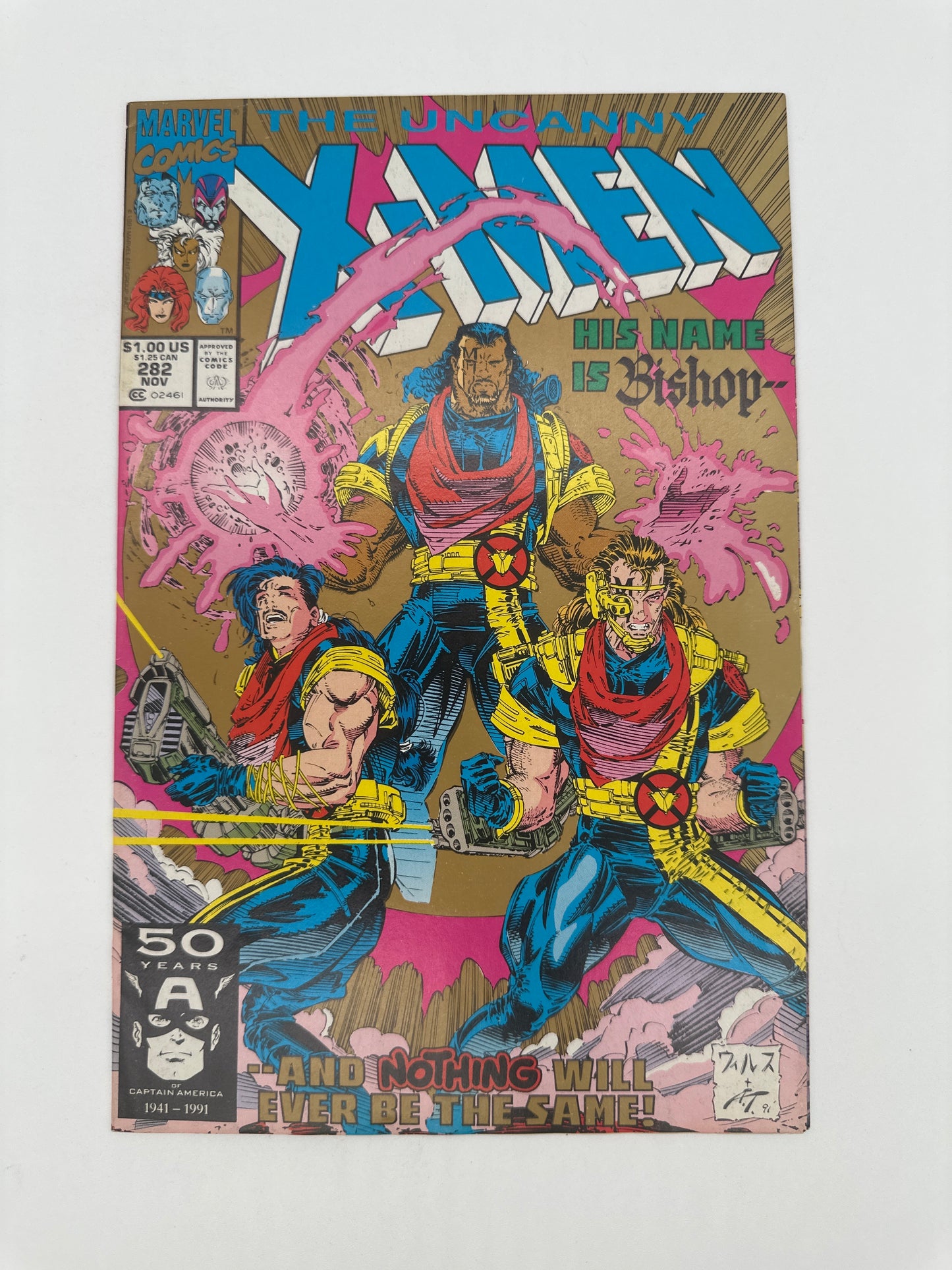 The Uncanny X-Men #282 (Gold 2nd Printing) VF