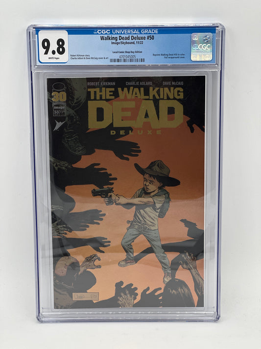 Walking Dead Deluxe #50 LCSD Foil Edition CGC 9.8