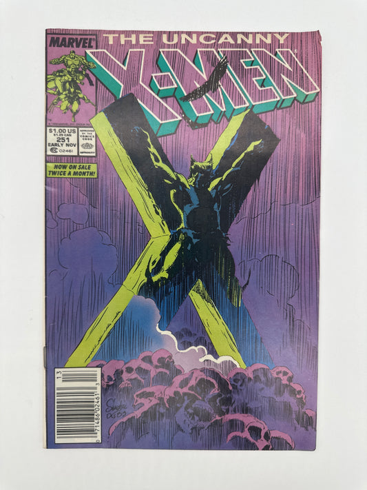 Uncanny X-Men #251 Newsstand VF