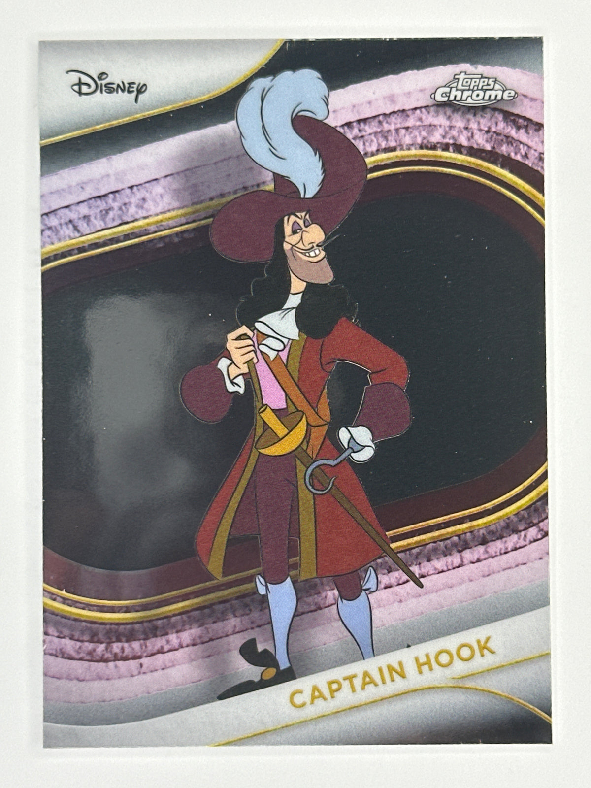 2025 Topps Disney Chrome 160 Captain Hook Base Card