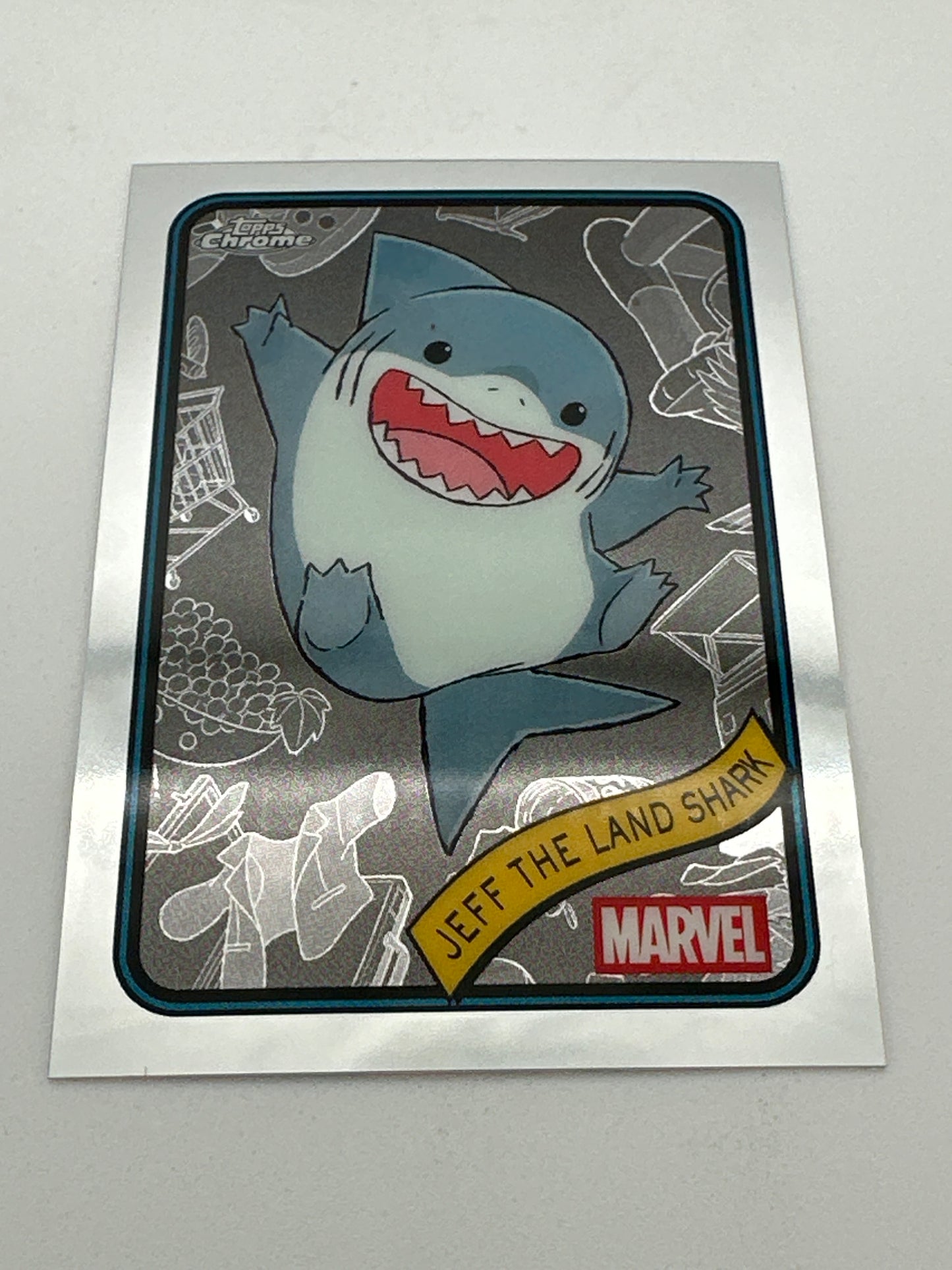 Marvel Topps Chrome Jeff The Land Shark Base