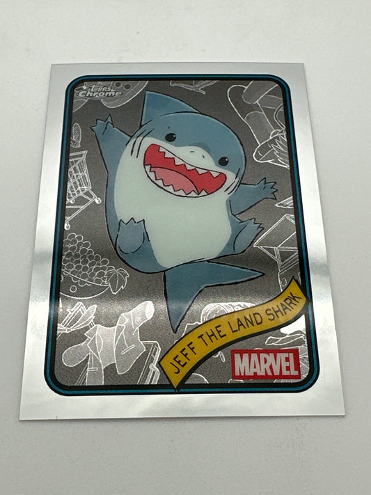 Marvel Topps Chrome Jeff The Land Shark Base