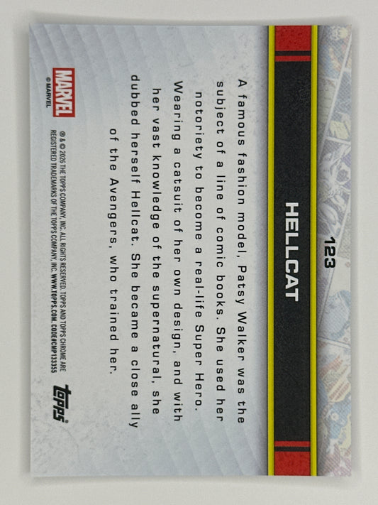 2026 Topps Marvel Chrome 123 Hellcat Base Card