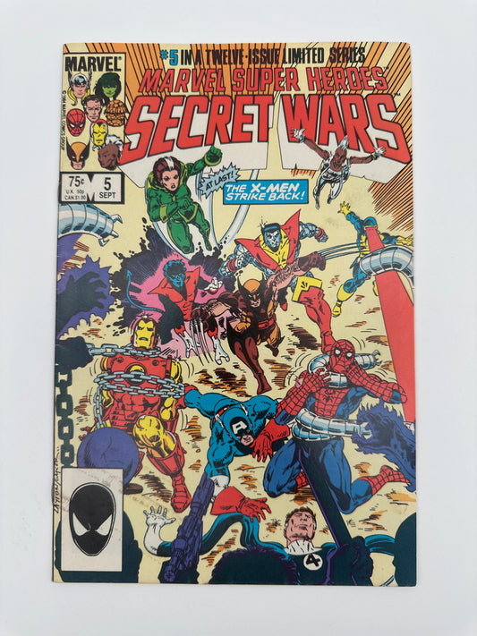 Marvel Super Heroes Secret Wars #5 FN